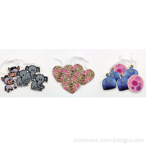 Paper Card Car Air Freshener, in Different Fragrances, Refreshing, Healthy and Safe